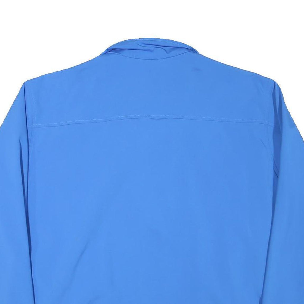 COLUMBIA Mens Blue Softshell Jacket XL Polyester Blend Zip Outdoor Sportswear