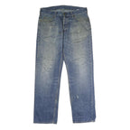 CARHARTT Mens Jeans Blue Regular Straight Denim Medium W32 L32 Classic Fit