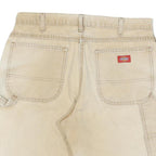 DICKIES Mens Shorts Beige Casual Cotton Blend L W34 Workwear Utility