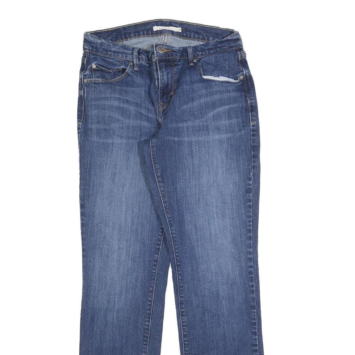 LEVI'S 505 Womens Regular Fit Straight Denim Medium Wash W28 L32 Classic Zip