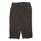 SONOMA Womens Shorts Black Casual XL W34 Button Cotton Blend