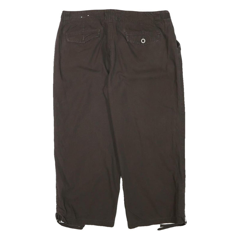 SONOMA Womens Shorts Black Casual XL W34 Button Cotton Blend