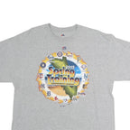MAJESTIC Mens Grey 2015 Spring Training Graphic T-Shirt XL Short Sleeve Crew
