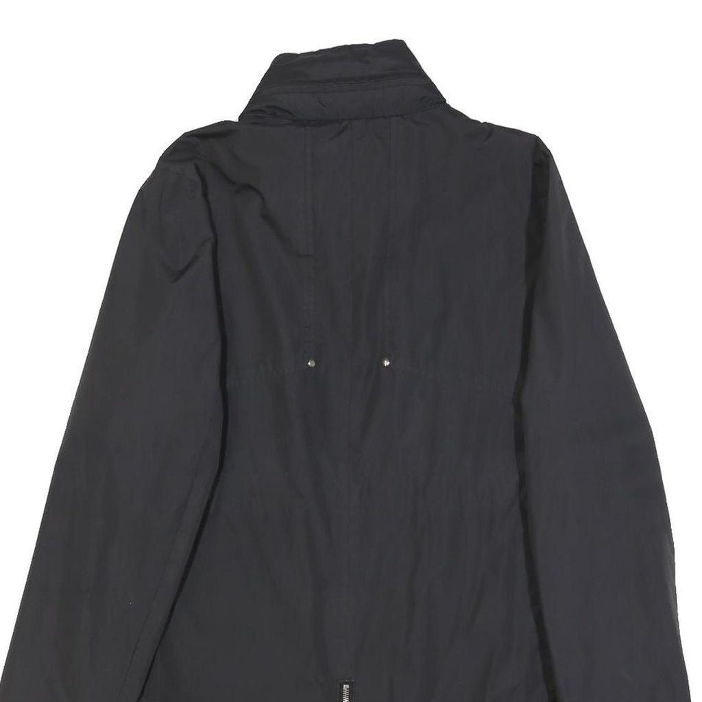 MISS SIXTY Womens Black Jacket L Polyester Zip Plain Stylish Casual