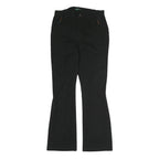 LAUREN RALPH LAUREN Womens Cotton Black Regular Fit Straight Trousers W28 L28