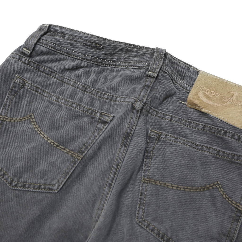 JACOB COHEN Mens Jeans Grey Regular Straight Denim Stone Wash W32 L32 Casual