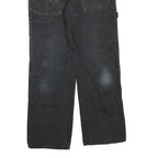 DICKIES Mens Cotton Blend Black Regular Fit Straight Leg Trousers W28 L28