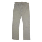LEVI'S Mens Jeans Beige Regular Straight Denim Medium W30 L30 Classic Zip