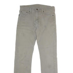 LEVI'S Mens Jeans Beige Regular Straight Denim Medium W30 L30 Classic Zip