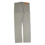 LEVI'S Mens Jeans Beige Regular Straight Denim Medium W30 L30 Classic Zip