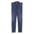 DIESEL Womens Slim Blue Denim Skinny Jeans W30 L32 Button Cotton Blend