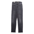 LEVI'S Womens Jeans Grey Regular Straight Stone Wash W25 L30