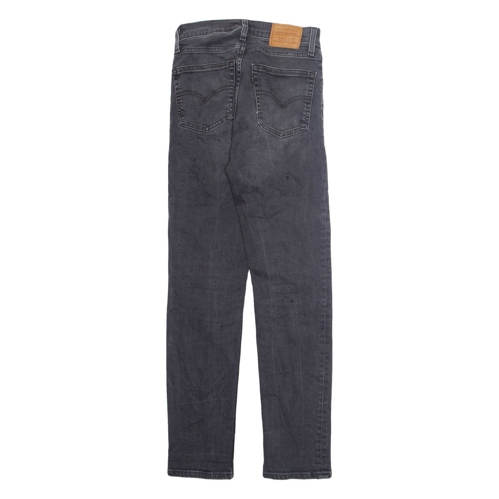 LEVI'S Womens Jeans Grey Regular Straight Stone Wash W25 L30