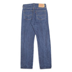 LEVI'S 501 Mens Jeans Blue Regular Straight Denim Medium W32 L31 Classic Button