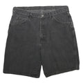 WRANGLER Mens Shorts Black Cotton Casual L W36 Classic Denim Comfort Fit
