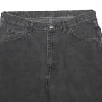 WRANGLER Mens Shorts Black Cotton Casual L W36 Classic Denim Comfort Fit