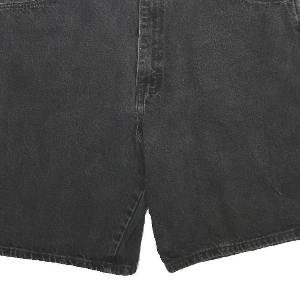 WRANGLER Mens Shorts Black Cotton Casual L W36 Classic Denim Comfort Fit