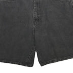 WRANGLER Mens Shorts Black Cotton Casual L W36 Classic Denim Comfort Fit
