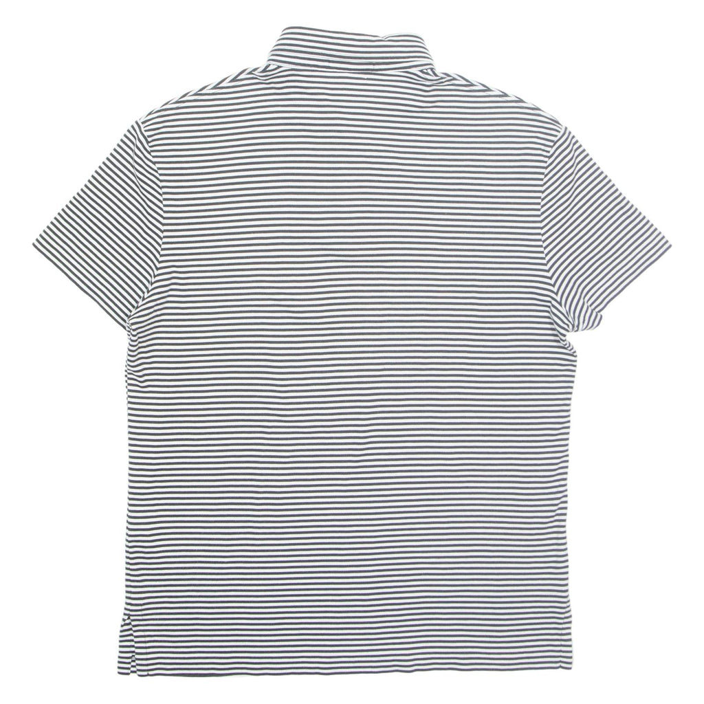 POLO RALPH LAUREN Mens Polo Shirt White Striped S