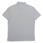 POLO RALPH LAUREN Mens Polo Shirt White Striped S