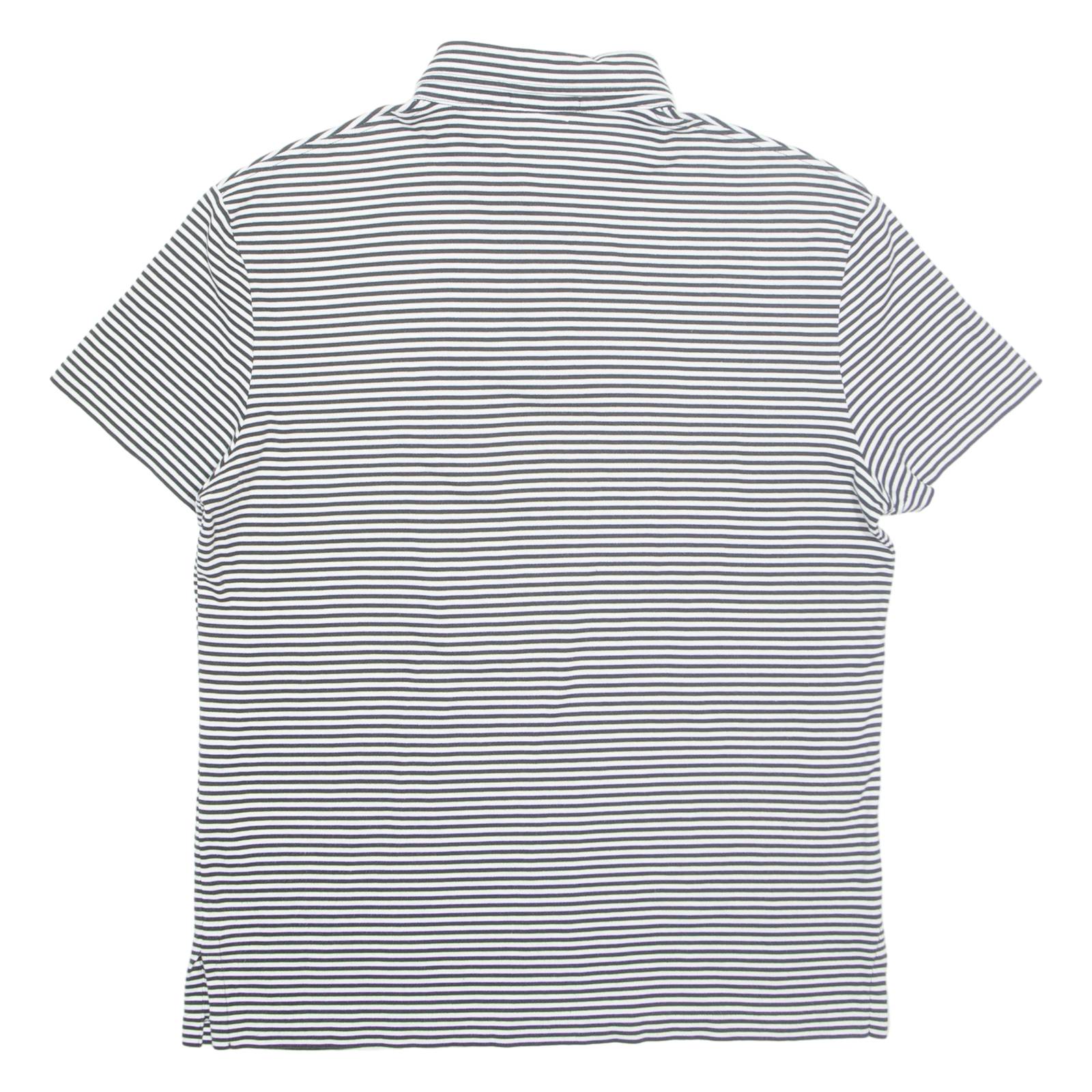 POLO RALPH LAUREN Mens Polo Shirt White Striped S