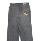 YIN HU Womens Jeans Blue Regular Straight Denim Medium W28 L27 Cargo Pockets