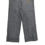 YIN HU Womens Jeans Blue Regular Straight Denim Medium W28 L27 Cargo Pockets