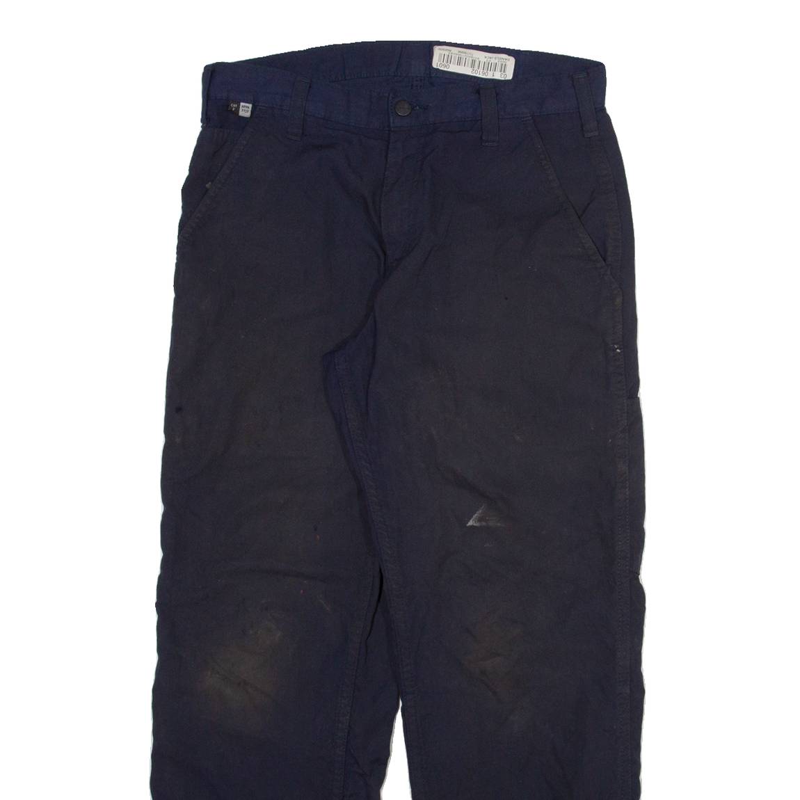 CARHARTT Mens Trousers Blue Relaxed Straight W30 L30