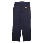 CARHARTT Mens Trousers Blue Relaxed Straight W30 L30