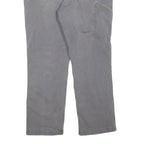 CARHARTT Mens Cotton Blend Grey Regular Straight Trousers W38 L30 Workwear Zip