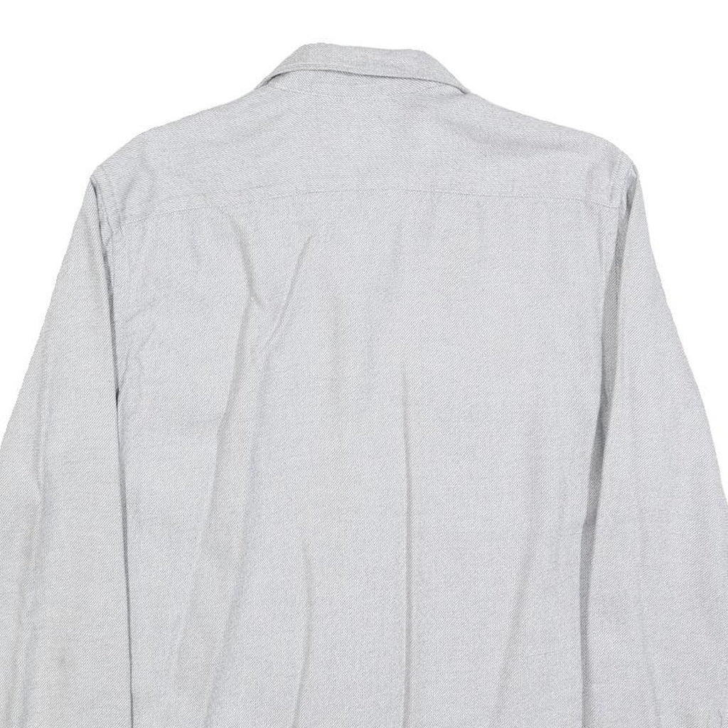 LEVI'S Mens Grey Cotton Blend Casual Shirt M Button Shirt Long Sleeve