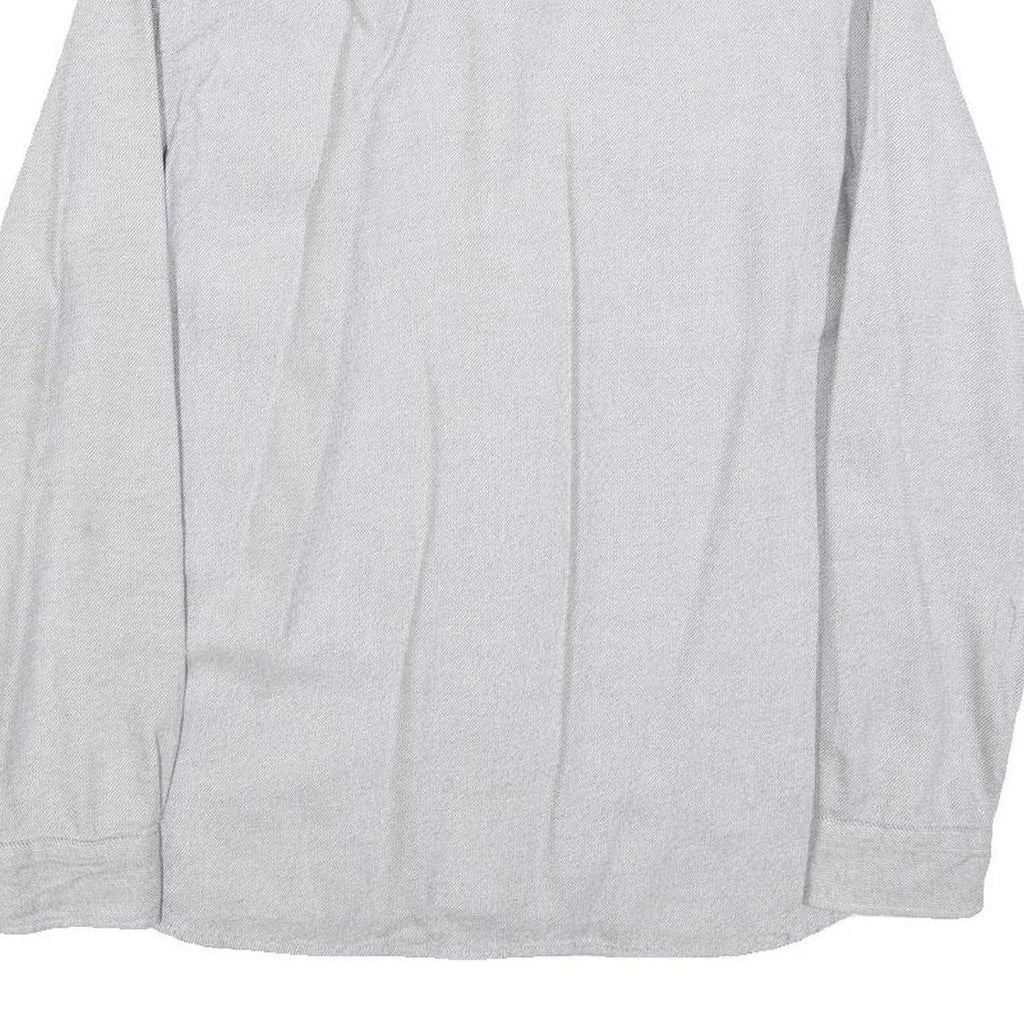 LEVI'S Mens Grey Cotton Blend Casual Shirt M Button Shirt Long Sleeve