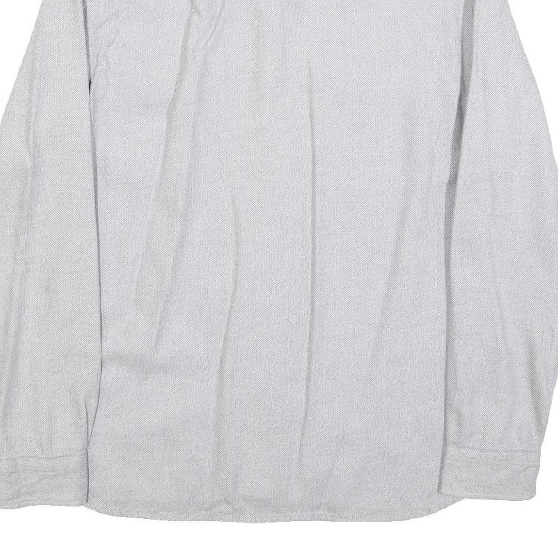 LEVI'S Mens Grey Cotton Blend Casual Shirt M Button Shirt Long Sleeve