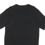 CHAMPION Mens Black Graphic T-Shirt M Short Sleeve Crew Neck Cotton Blend Casual