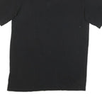 CHAMPION Mens Black Graphic T-Shirt M Short Sleeve Crew Neck Cotton Blend Casual