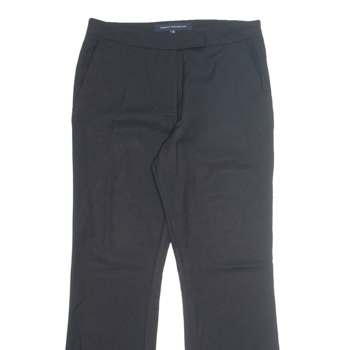 FRENCH CONNECTION Workwear Womens Trousers Black Regular Bootcut W30 L30