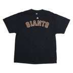 MAJESTIC Giants 12 Panik Mens T-Shirt Black USA XL
