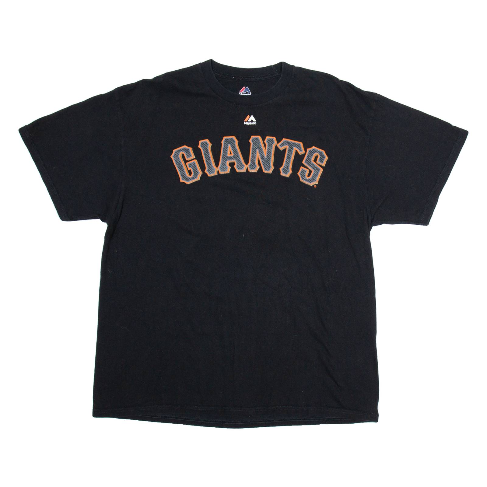 MAJESTIC Giants 12 Panik Mens T-Shirt Black USA XL