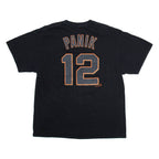 MAJESTIC Giants 12 Panik Mens T-Shirt Black USA XL