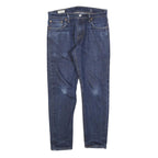 LEVI'S 512 Tapered Mens Jeans Blue Slim Tapered Denim Medium W30 L27 Stylish