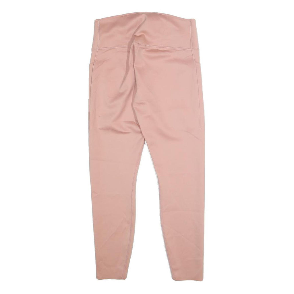 NIKE Womens Joggers Pink Slim Tapered M W26 L24 Polyester Activewear