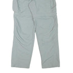 ADIDAS Womens Polyester Blend Light Grey Relaxed Cargo Trousers W28 L29