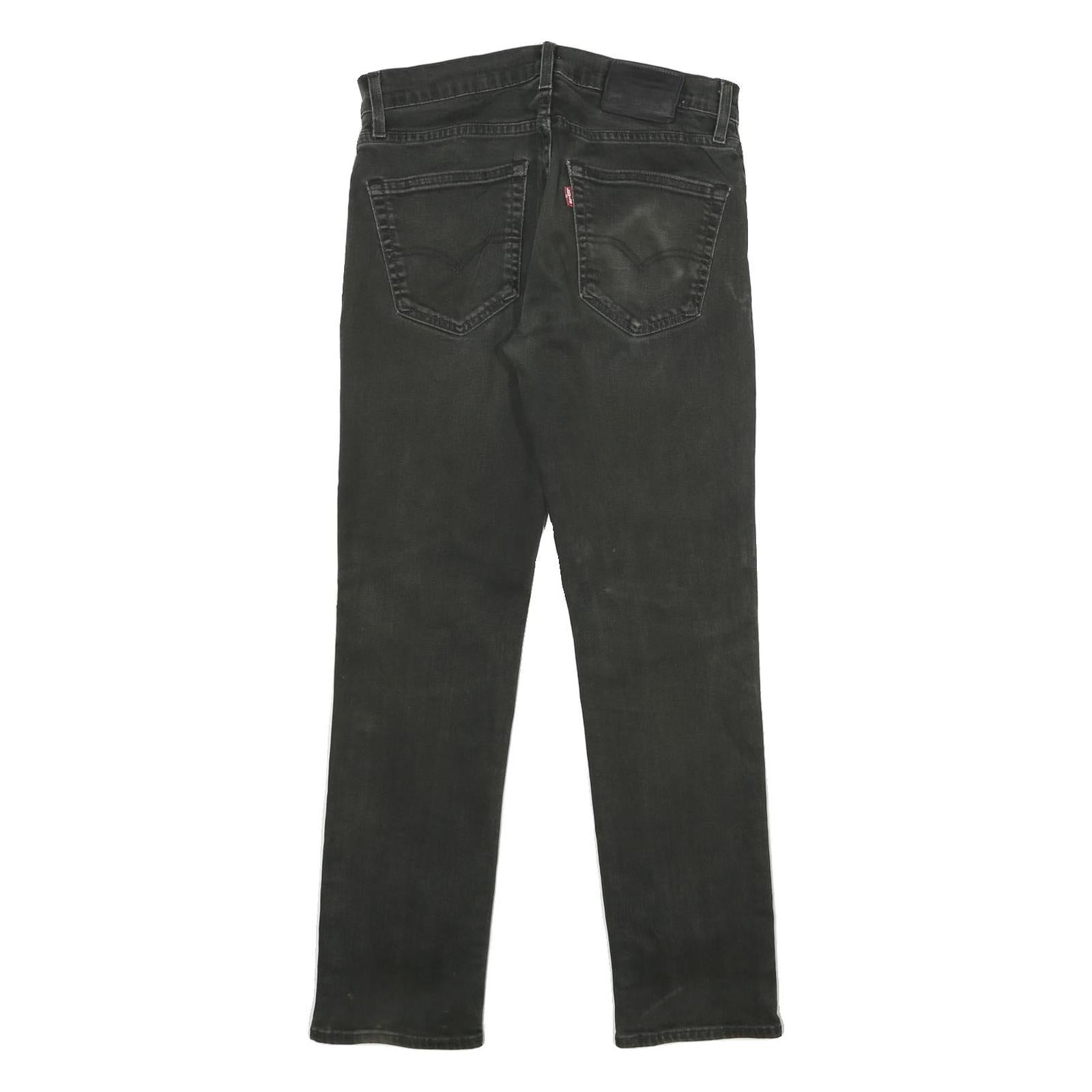 LEVI'S 511 Big E Mens Jeans Black Slim Skinny Denim Medium W30 L30 Classic Style