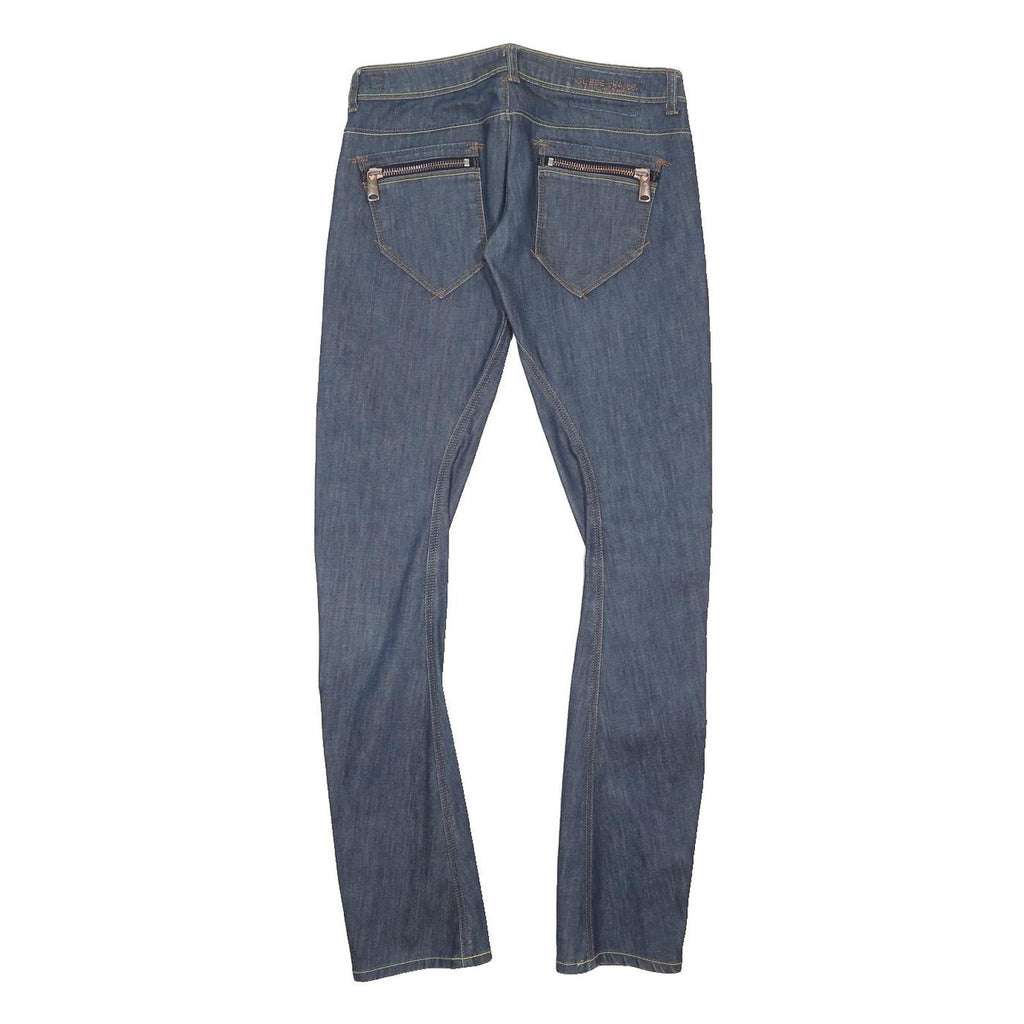 GUESS Womens Slim Blue Denim Zip Slim Fit Jeans W27 L32 Stylish Comfortable