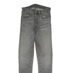 LEVI'S 501 Mens Jeans Grey Slim Skinny Denim Medium W26 L29 Zip Closure