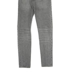 LEVI'S 501 Mens Jeans Grey Slim Skinny Denim Medium W26 L29 Zip Closure