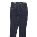 LEVI'S 721 Womens Slim Skinny Denim Dark W22 L25 Stretch Cotton Blend Zip Jeans