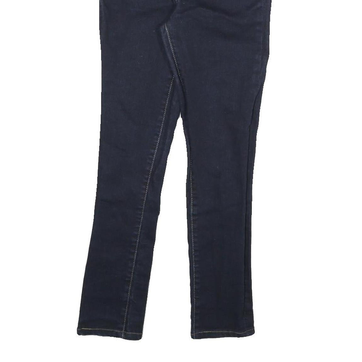 LEVI'S 721 Womens Slim Skinny Denim Dark W22 L25 Stretch Cotton Blend Zip Jeans