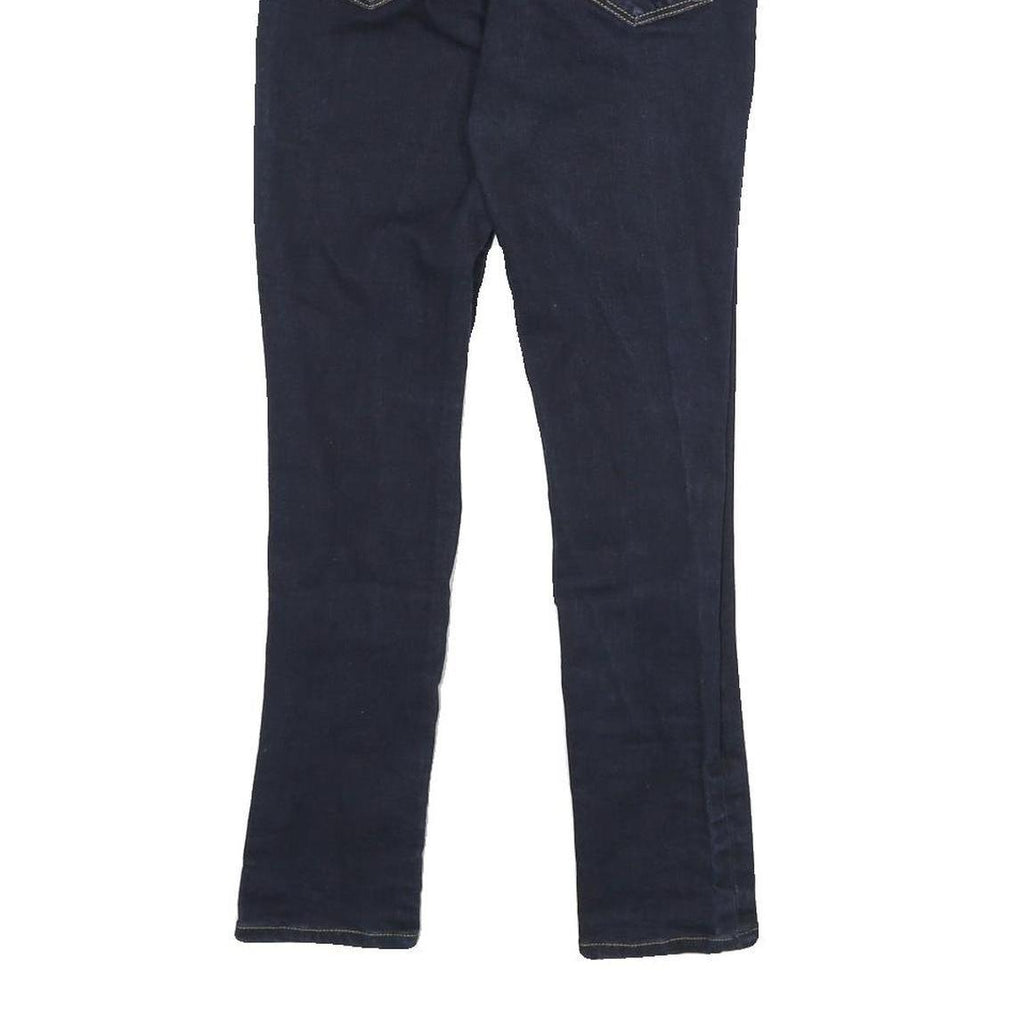 LEVI'S 721 Womens Slim Skinny Denim Dark W22 L25 Stretch Cotton Blend Zip Jeans