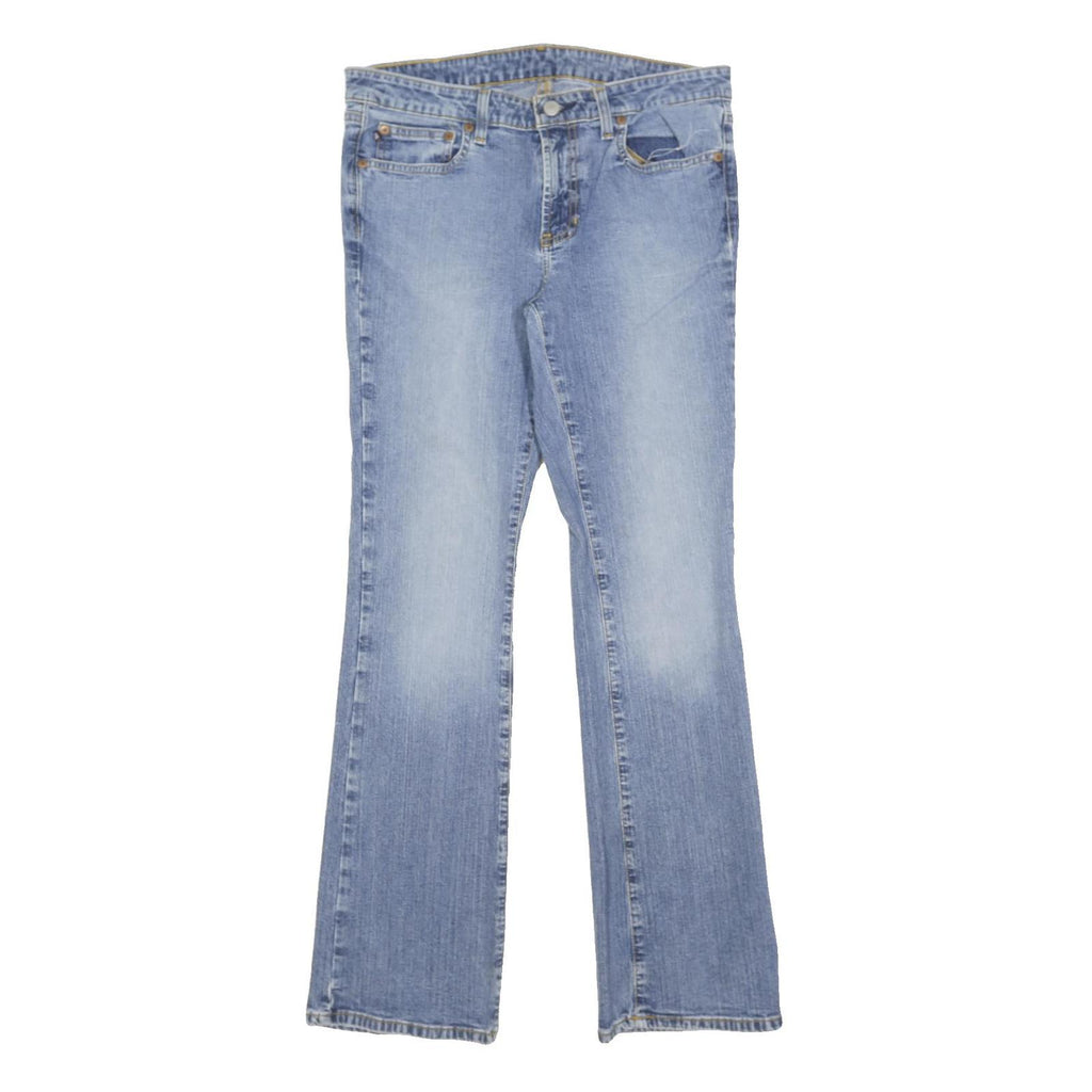 POLO RALPH LAUREN Womens Regular Light Blue Denim Jeans W32 L31 Classic Button